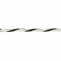 Kerbl Seil TopLine, 200m, 6mm, weiß/schwarz, 6x0,25mm TRICOND