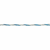 Kerbl Litze TopLine Plus, 400m, weiß/blau, 6 x 0,3mm TriCOND