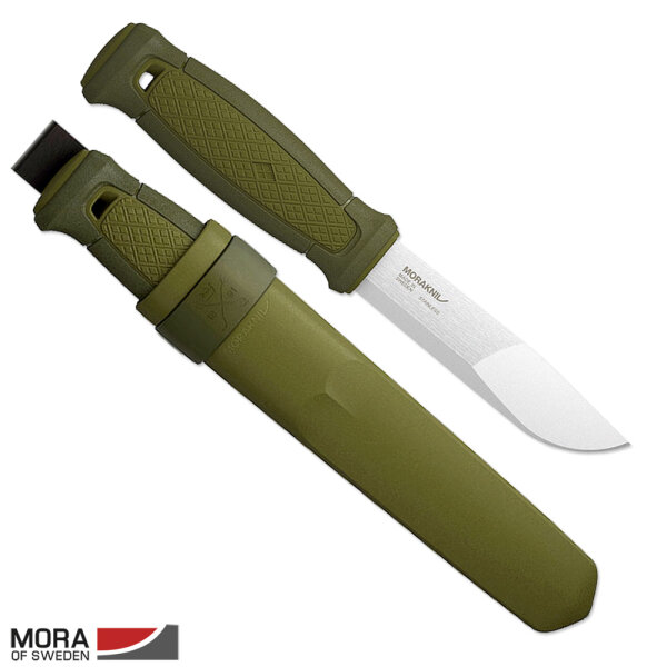 Morakniv Messer Kansbol mit 12C27 Edelstahl, Köcher und Gürtelschlaufe, M12634