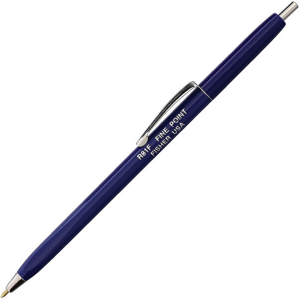 Fisher Space Pen Retractable Pen, Kugelschreiber in blau, SPR81, mit feiner Mine