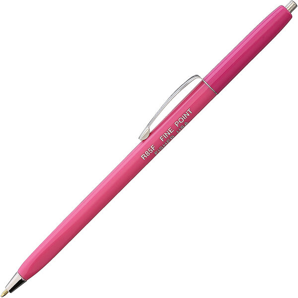 Fisher Space Pen Retractable Pen, Kugelschreiber in Hot Pink, feine Schreibmine