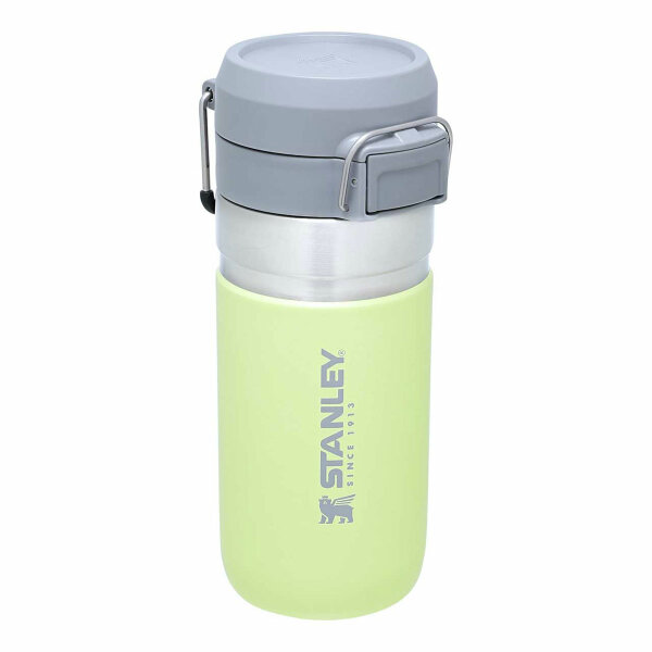 Stanley Go Quick Flip Water Bottle, Flasche mit 470 ml, vakuumisoliert, citron