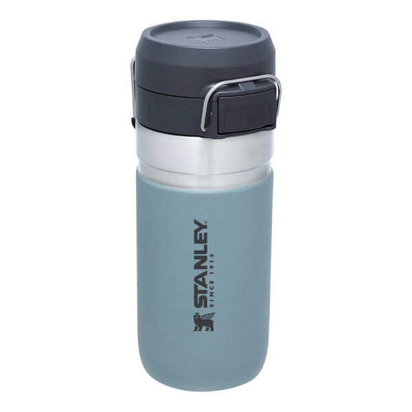 Stanley Go Quick Flip Water Bottle, Wasserflasche, 470 ml, vakuumisoliert, shale