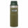 Stanley Classic The Trigger-Action Travel Mug, 470 ml, 18/8 Edelstahl, Olivgrün