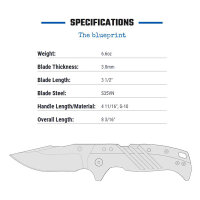 Cold Steel Engage 3,5" S35VN Edelstahlklinge, G10 Griffschalen und Atlas-Lock