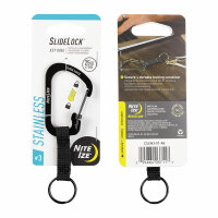 Nite Ize Slidelock Keyring #3 Aluminiumkarabiner,...