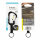 Nite Ize Slidelock Keyring #3 Aluminiumkarabiner, schwarz, CSLW3-01-R6