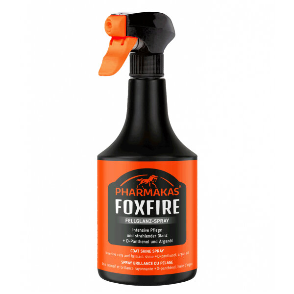 Pharmakas FOXFIRE Fellglanz, Haar-, Mähnen- und Schweifspray, 0,5 l